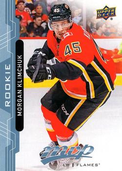 Morgan Klimchuk Calgary Flames Upper Deck MVP 2018/19 Factory Set Blue #225