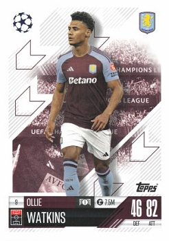 Ollie Watkins Aston Villa 2024/25 Topps Match Attax UEFA Club Competitions #9