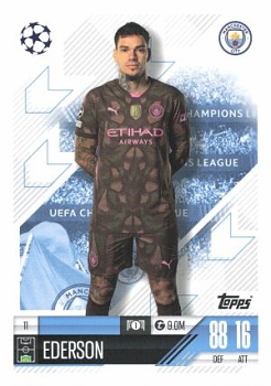 Ederson Manchester City 2024/25 Topps Match Attax UEFA Club Competitions #11