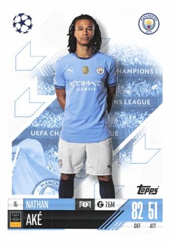 Nathan Ake Manchester City 2024/25 Topps Match Attax UEFA Club Competitions #15