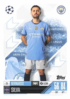 Bernardo Silva Manchester City 2024/25 Topps Match Attax UEFA Club Competitions #23
