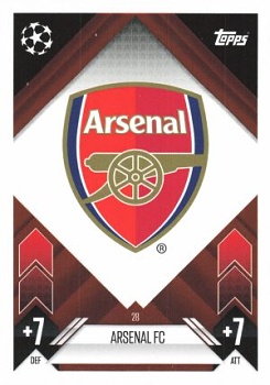 Team Badge Arsenal 2024/25 Topps Match Attax UEFA Club Competitions #28