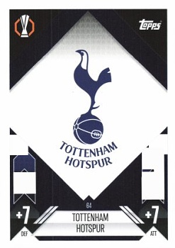 Team Badge Tottenham Hotspur 2024/25 Topps Match Attax UEFA Club Competitions #64