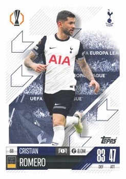 Cristian Romero Tottenham Hotspur 2024/25 Topps Match Attax UEFA Club Competitions #68