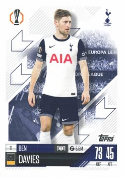 Ben Davies Tottenham Hotspur 2024/25 Topps Match Attax UEFA Club Competitions #71