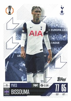 Yves Bissouma Tottenham Hotspur 2024/25 Topps Match Attax UEFA Club Competitions #73