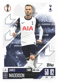James Maddison Tottenham Hotspur 2024/25 Topps Match Attax UEFA Club Competitions #76