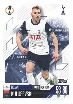 Dejan Kulusevski Tottenham Hotspur 2024/25 Topps Match Attax UEFA Club Competitions #79