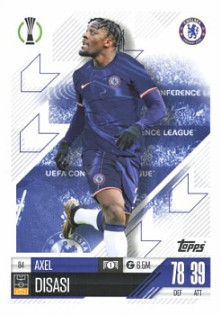 Axel Disasi Chelsea 2024/25 Topps Match Attax UEFA Club Competitions #84