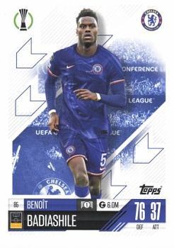 Benoit Badiashile Chelsea 2024/25 Topps Match Attax UEFA Club Competitions #85