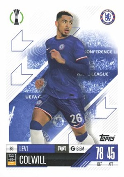 Levi Colwill Chelsea 2024/25 Topps Match Attax UEFA Club Competitions #86