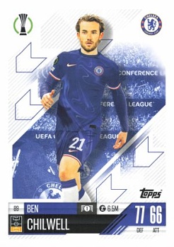 Ben Chilwell Chelsea 2024/25 Topps Match Attax UEFA Club Competitions #89