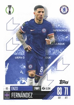 Enzo Fernandez Chelsea 2024/25 Topps Match Attax UEFA Club Competitions #92