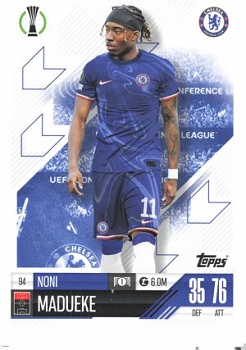 Noni Madueke Chelsea 2024/25 Topps Match Attax UEFA Club Competitions #94
