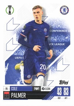 Cole Palmer Chelsea 2024/25 Topps Match Attax UEFA Club Competitions #95