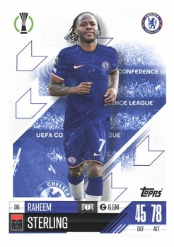Raheem Sterling Chelsea 2024/25 Topps Match Attax UEFA Club Competitions #96