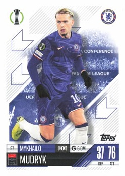Mykhailo Mudryk Chelsea 2024/25 Topps Match Attax UEFA Club Competitions #97