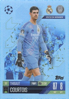 Thibaut Courtois Real Madrid 2024/25 Topps Match Attax UEFA Club Competitions #119