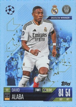 David Alaba Real Madrid 2024/25 Topps Match Attax UEFA Club Competitions #122