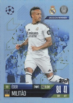 Eder Militao Real Madrid 2024/25 Topps Match Attax UEFA Club Competitions #123