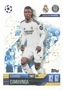 Eduardo Camavinga Real Madrid 2024/25 Topps Match Attax UEFA Club Competitions #126
