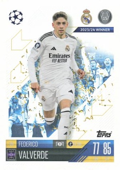 Federico Valverde Real Madrid 2024/25 Topps Match Attax UEFA Club Competitions #128