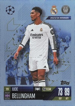 Jude Bellingham Real Madrid 2024/25 Topps Match Attax UEFA Club Competitions #129