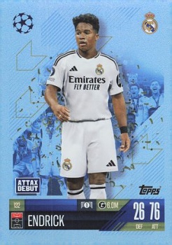 Endrick Real Madrid 2024/25 Topps Match Attax UEFA Club Competitions #132