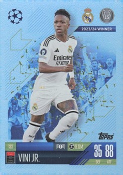 Vini Jr. Real Madrid 2024/25 Topps Match Attax UEFA Club Competitions #133
