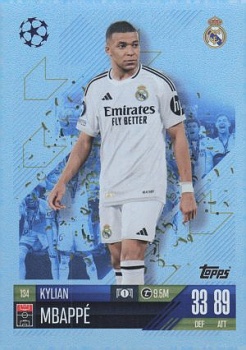 Kylian Mbappe Real Madrid 2024/25 Topps Match Attax UEFA Club Competitions #134
