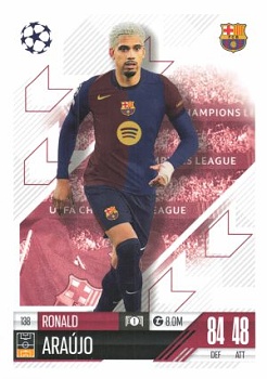 Ronald Araujo FC Barcelona 2024/25 Topps Match Attax UEFA Club Competitions #138