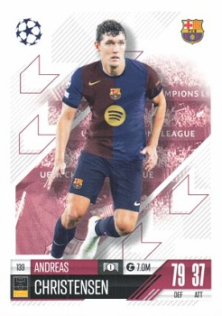 Andreas Christensen FC Barcelona 2024/25 Topps Match Attax UEFA Club Competitions #139