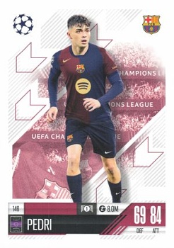 Pedri FC Barcelona 2024/25 Topps Match Attax UEFA Club Competitions #146