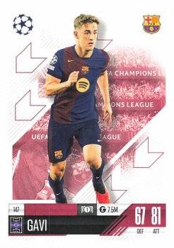 Gavi FC Barcelona 2024/25 Topps Match Attax UEFA Club Competitions #147
