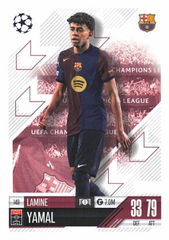 Lamine Yamal FC Barcelona 2024/25 Topps Match Attax UEFA Club Competitions #149