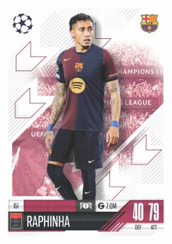 Raphinha FC Barcelona 2024/25 Topps Match Attax UEFA Club Competitions #151