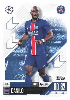 Danilo Paris Saint-Germain 2024/25 Topps Match Attax UEFA Club Competitions #164
