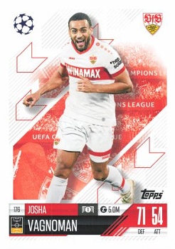 Josha Vagnoman VfB Stuttgart 2024/25 Topps Match Attax UEFA Club Competitions #176