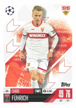Chris Fuhrich VfB Stuttgart 2024/25 Topps Match Attax UEFA Club Competitions #180