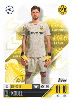 Gregor Kobel Borussia Dortmund 2024/25 Topps Match Attax UEFA Club Competitions #182