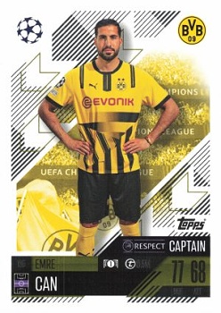 Emre Can Borussia Dortmund 2024/25 Topps Match Attax UEFA Club Competitions Captain #185