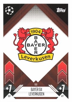 Team Badge Bayer 04 Leverkusen 2024/25 Topps Match Attax UEFA Club Competitions #190