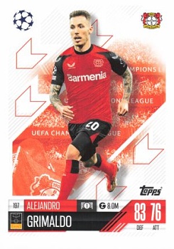 Alejandro Grimaldo Bayer 04 Leverkusen 2024/25 Topps Match Attax UEFA Club Competitions #197