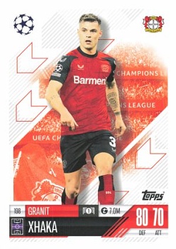 Granit Xhaka Bayer 04 Leverkusen 2024/25 Topps Match Attax UEFA Club Competitions #198