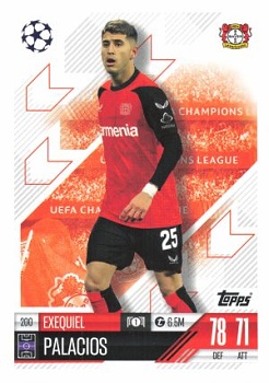 Exequiel Palacios Bayer 04 Leverkusen 2024/25 Topps Match Attax UEFA Club Competitions #200