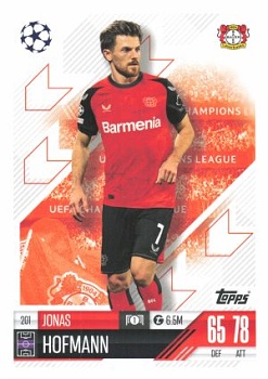 Jonas Hofmann Bayer 04 Leverkusen 2024/25 Topps Match Attax UEFA Club Competitions #201