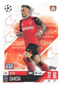 Aleix Garcia Bayer 04 Leverkusen 2024/25 Topps Match Attax UEFA Club Competitions #203