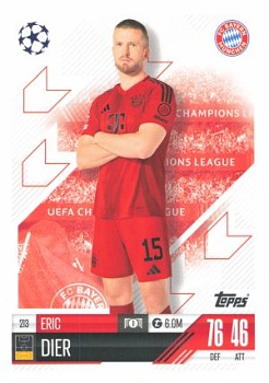 Eric Dier Bayern Munchen 2024/25 Topps Match Attax UEFA Club Competitions #213