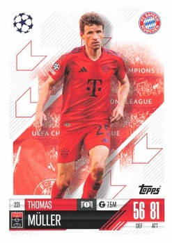 Thomas Muller Bayern Munchen 2024/25 Topps Match Attax UEFA Club Competitions #221