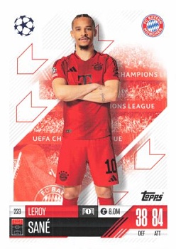 Leroy Sane Bayern Munchen 2024/25 Topps Match Attax UEFA Club Competitions #223